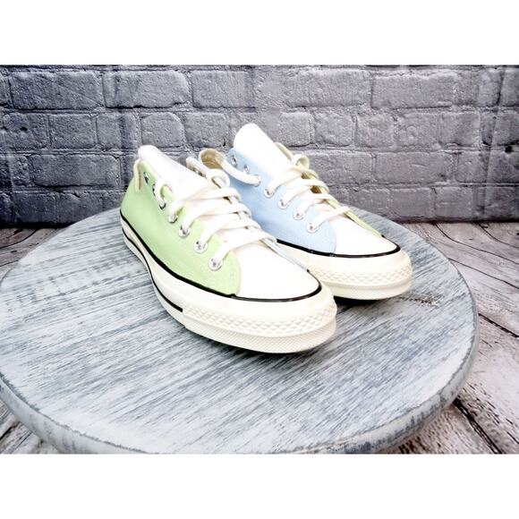 Converse Chuck Taylor 70  OX Citron This Chambray Blue/Spring Green Men 8.5 NIB - Picture 3 of 11